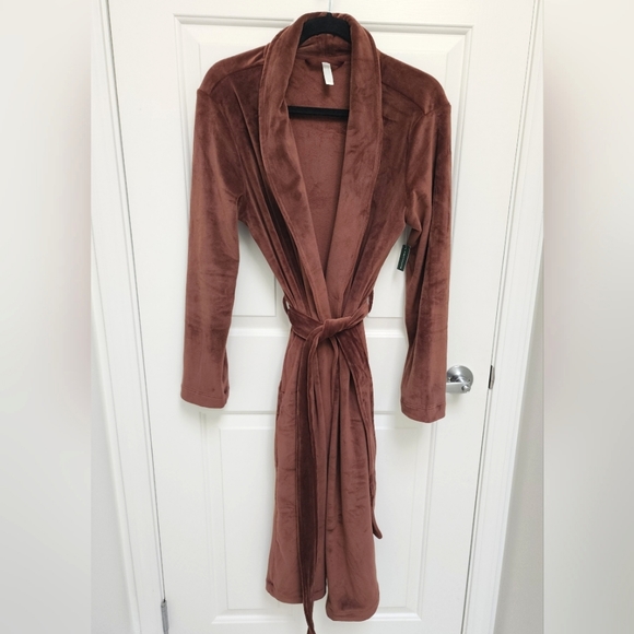 Miiyu Rich Brown Robe - Picture 1 of 4